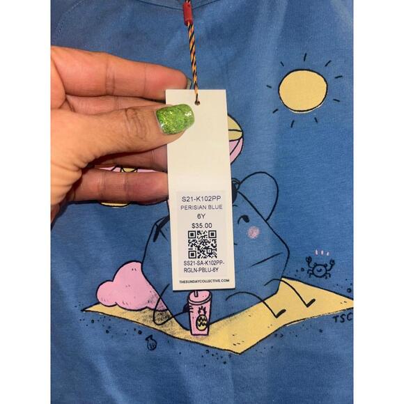 Beach Vibes Graphic Tee – 6 Years NWT - The Sunday Collective - Picture 5 of 5